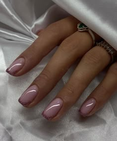 Short Classy Nails Square Oval, Short Square Nails, Simple Gel Nails, Work Nails, Cute Gel Nails, Elegant Nails