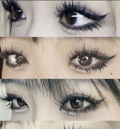 Vampire Bride, Gyaru Makeup, Punk Makeup, Cute Eye Makeup, Doll Eye Makeup, Swag Makeup, Makeup Board, Ethereal Makeup, Makeup Tut