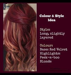 Hair Color Red And Blonde, Red And Blonde Ombre, Blonde Color Hair, Color Hair Ideas, Hair Color Red, Red And Blonde, Blond Ombre, Blond Balayage