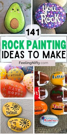 rock painting ideas to make with rocks