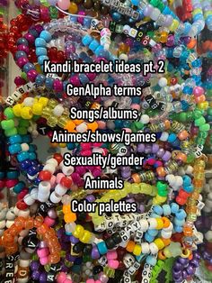 #shitpost #kandi Things To Put On A Bracelet, Simple Kandi Cuff Patterns, Kandi Chain Tutorial, Simple Kandi Cuff Ideas, Fun Bracelet Ideas, Unique Kandi Ideas, Dhmis Kandi