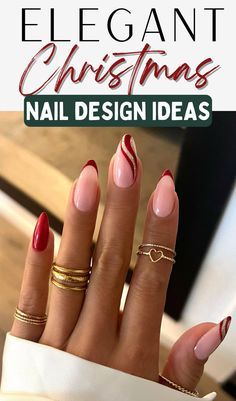 Frosty Nails, December Nails Christmas, Icy Nails, Nails Minimal, Christmas Present Nails, Nails December, Nails Xmas, Christmas Nail Design, Nails Minimalist