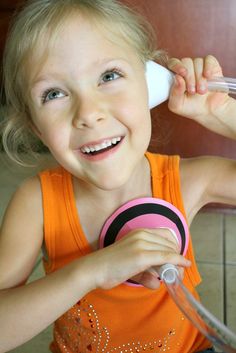 DIY Stethoscope Tutorial~Fun for preschool science and pretend play Diy Stethoscope, Medical Play, Pre-k Science, Community Helpers Theme, Science Experiments For Preschoolers, Stethoscopes, Community Helpers