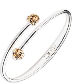 From Lauren Ralph Lauren&#x2C; this bracelet features: Bangle braceletPlated hardwareHinge closureApprox. 2.5" diameter Imported. Two Toned Jewelry, Ralph Lauren Bracelet, Belt Bracelets, Summer Accessories Beach, Ralph Lauren Jewelry, Jewelry Stack, Bracelet Stacks, Preppy Jewelry, Pretty Jewelry