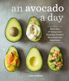 the cover of an avocado a day cookbook