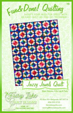 the front cover of an easy quilt book