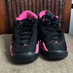 Woman’s Shoes Size 5.5 Pink Mid-top Synthetic Basketball Shoes, Pink Basketball Shoes With Round Toe, Pink Mid-top Jordan Shoes For Sports, Pink Mid-top Basketball Shoes With Laces, Pink Jordan Sports Shoes, Pink Mid-top Jordan Shoes With Boost Midsole, Pink Jordan Shoes With Cushioned Footbed, Pink Sporty Jordan Shoes, Pink Sporty Jordan Shoes For Sports