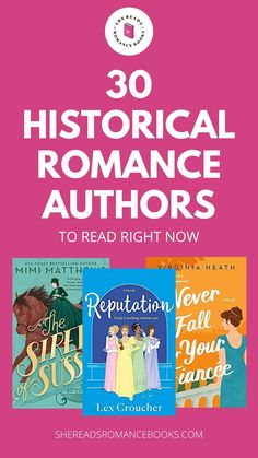 the cover of 30 historical romance authors to read right now