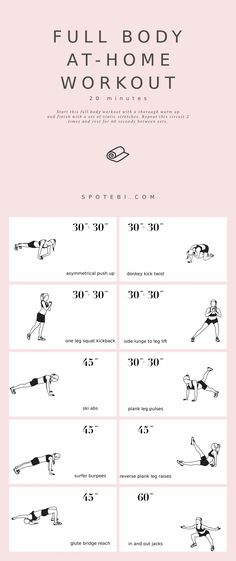 the full body at home workout plan