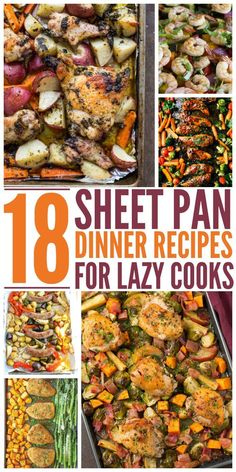 Who has time to make huge dinners these days? Who has time for cleanup? These Sheet pan dinners will save you time and hassle, leaving you free to enjoy your family more. Sheet Pan Dinners Recipes, Resep Salad, Recipe Sheets, Granola Bar, Pan Dinners