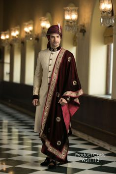 Designer Wedding Sherwani for Men In Noida, Delhi NCR | California Indowestern Outfits For Men, Groom Turban, Wedding Sherwani For Men, Latest Kurta Designs, Gentleman Lifestyle