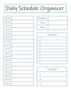 Free Printable Hourly & Daily Planner - The L Hourly Daily Planner, Homeschool Lesson Planner, Planner For Students, Daily Calendar Template, Meal Planner Printable Free, Daily Planner Printables Free, Daily Planner Hourly, Weekly Planner Free Printable, Daily Routine Planner