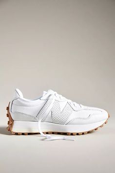 New Balance 327 Sneakers | Anthropologie Shoes With Outfits, Trendy Shoes Sneakers, New Balance 327, Womens Athletic Shoes, Gym Shoes, Perfect Shoes