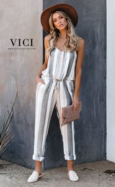 Jumpsuit Fashion, Outfits Casuales, Tulum, Look Fashion, Chic Outfits, Spring Outfits, Trendy Outfits, Chic Style, Dream Closet