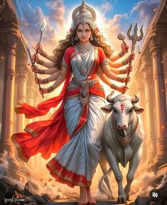 Adi Shakti Goddesses, Parvati Mata, Beautiful Images Hd, Mata Parvati, Navratri Devi Images, Goddess Kali Images, Lord Durga, Kali Images