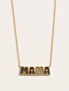 Whether you are giving it as a gift or it is for you, the Mama necklace in Golden Obsidian is a real gem! With its pendant of 4 letters highlighted in gold, its name is universal and its meanings are multiple. The fine adjustable chain of this creation-declaration is as remarkable as the mama who is about to wear it. Mother-in-law, new or future mother, each of them deserves to dress her neck with love and originality! Golden Obsidian, Fine Necklace, Feminine Jewelry, Mama Necklace, The Jewel, Ring Necklace, Shop Necklaces, Semi Precious, Natural Stones