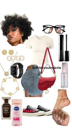 @princessjessieria Trendy Club Outfits, Baddie Outfits Summer, Black Teens Fashion, Teen Swag Outfits, Cute Outfits With Jeans