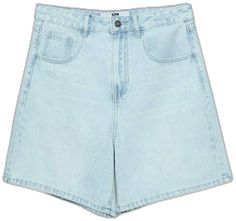 Short En Jean, Light Blue Denim, Bermuda Shorts, Blue Denim, Light Blue, Collage, Blue, Pins