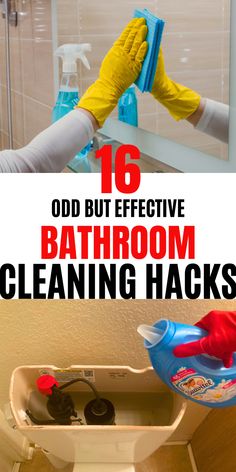 cleaning hacks that are great for the bathroom