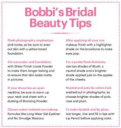 Bobbi Brown's bridal beauty tips - don't need a makeup artist Makeup Artist Kit Essentials, Makeup Recipes, Makeup Artist Kit, Wedding Makeup Tips, Freelance Makeup Artist, Makeup Artist Business, Makeup Artist Tips, Wedding Makeup Artist