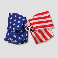 New Jojo, Crystal Hair Clips, Dance Hairstyles, American Flag Print, Bow Hair Clip, Boutique Hair Bows, Rhinestone Bow