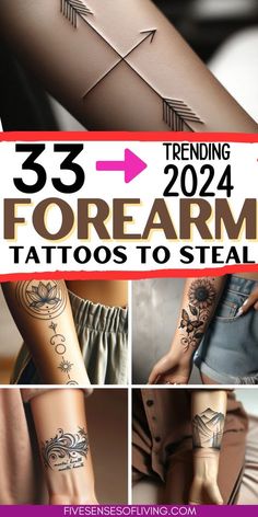 Trending Tattoos For Women, Forearm Tattoos Women, Baddie Arm Tattoos, Female Arms, Tiny Tattoos With Meaning, Small Inspirational Tattoos, Small Feminine Tattoos, Forearm Tattoo Quotes