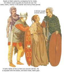 two men and a woman are standing next to each other in medieval costumes, one is holding a shield