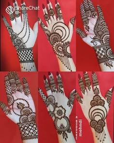 henna designs for hands and feet