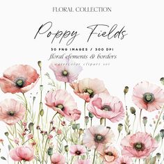 the floral collection poppy fields is available for purchase