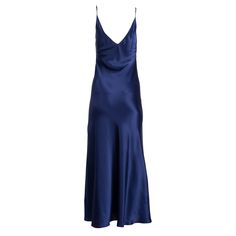 Your favorite Maxi Slip Dress in all new Autumn colors. Ready, set, chic — repeat. Love me in: Navy, Acid Pink, Violet, Berry, Teal, Coco, Doll Pink Fabric: 100% silk Slips on, adjustable straps Bias cut Dry clean only SIZE GUIDE: BUST (in) WAIST (in) HIP (in) Extra Small 24.5 - 26.5 24.5 - 26.5 36 - 38 Small 30.5 - 32.5 26.5 - 28.5 38 - 40 Medium 32.5 - 34.5 28.5 - 30.5 40 - 42 Large 34.5 - 36.5 30.5 - 32.5 42 - 44 Extra Large 36.5 - 38.5 32.5 - 34.5 44 - 46 Navy Long Dress, Long Blue Dress, Light Blue Dresses, Maxi Slip Dress, Autumn Colors, Silk Slip, Silk Charmeuse, Navy Dress, Engineered Garments