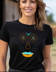 This Aztec-inspired art T-Shirt features a new and popular design, perfect for both men and women. Made with 100% Airlume combed and ring-spun cotton, this lightweight tee is breathable and great for layering. The retail fit and crew neckline make it versatile for both casual and semi-formal settings. Ideal for those who appreciate unique art and stylish apparel, this tee is perfect for everyday wear and can be a great addition to your wardrobe. Product features - 100% Airlume combed and ring-spun cotton - Lightweight fabric at 4.2 oz/yd² (142 g/m²) - Retail fit for versatile styling - Aztec-inspired design - Suitable for active and leisure wear Care instructions - Machine wash: cold (max 30C or 90F) - Non-chlorine: bleach as needed - Tumble dry: low heat - Iron, steam or dry: medium heat Custom Tshirt, Art T Shirt, Popular Style, Leisure Wear, Jersey Shorts, Semi Formal, Unique Art, Crew Neckline, Custom Tshirts