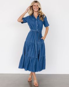 The girls have spoken + denim is the star of the season🌟 Our brand-new styles are ready to shine, joining effortlessly with your all-time favorite denim pieces😍 Shop now🛍️ Medium Wash Denim Midi Dress With Short Sleeves, Belted Medium Wash Denim Dress For Summer, Summer Belted Medium Wash Denim Dress, Belted Blue Denim Summer Dress, Summer Medium Wash Belted Denim Dress, Blue Cotton Belted Denim Dress, Blue Belted Cotton Denim Dress, Blue Cotton Denim Dress With Belt, Fitted Medium Wash Belted Denim Dress