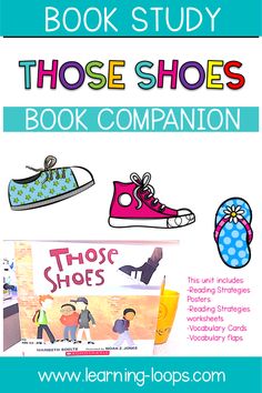 the book is about shoes and how they are used to teach children's reading