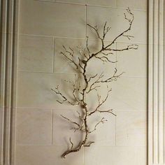 Twig Wall Art -Brass-Global Views-GVSA-9.92246-Wall Art-1-France and Son Twig Wall Art, Tree Wall Art Diy, Brass Interior, Metal Tree Wall Art, Tree Wall Decor, Statement Wall, Global Views, Tree Sculpture, Metal Tree