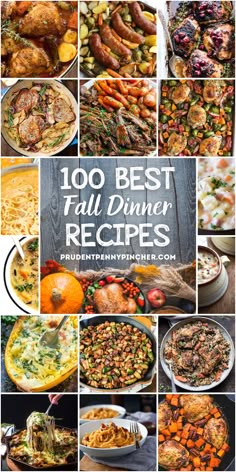 the top 100 best fall dinner recipes