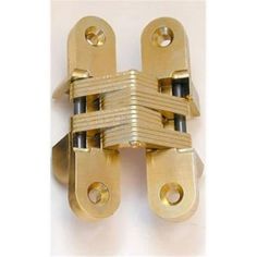 brass plated steel door hinges