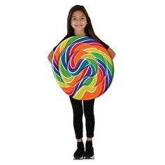 NEVER TOO YOUNG TO EAT CANDY! (AND DRESS UP AS ONE!) This adorable costume comes in both an adult and junior size so that the whole family can match! Every party needs a bright and adorable costume. Be that one in the cute costume that’ll bring some color into the party!

VERSATILE: Great for Halloween stage, kids parties, or one-on-one playtime year-round. Use the costume for birthday parties or any candy themed party! How fun! Great candy themed parties like gingerbread and candy land are perf Halloween Candyland, Candyland Dress, Candyland Halloween, Lollipop Costume, Tunic Costume, Candy Costume, America Dress, Candy Themed Party, Candy Costumes