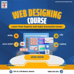 web designing course learn from experts and make successful career join now for more info here