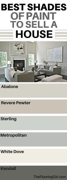 the best shades of paint to sell a house