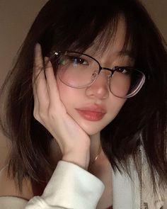 Clear Glasses Frames Women, Rpw Port Girl Aesthetic Korean, Cute Glasses Frames, Filipino Girl, Pretty Selfies, Pretty Makeup