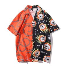 Jingquedai   Purple Black Patchwork Vintage Shirt New Summer Men Hawaiian Short Sleeve Shirt Mens Casual Print Beach Shirts Man Oversized Top jinquedai Mens Office Wear, Mens Beach Shirts, Mens Fashion Vintage, Kemeja Lelaki, Casual Linen Pants, Hip Hop Shirts, Leopard Shirt, Leopard Print Shirt, Shirt Streetwear