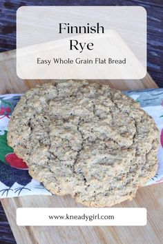 Elevate your bread game with this Finnish Rye flat bread recipe. A deliciously rustic and hearty option that pairs well with everything.