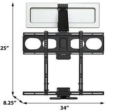 a flat screen tv mounted to the wall