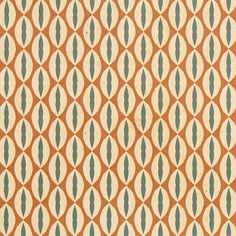 an orange and blue pattern with circles on the bottom, which is very similar to other patterns