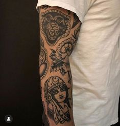 a man with a tattoo on his arm