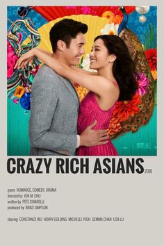 the movie poster for crazy rich asians