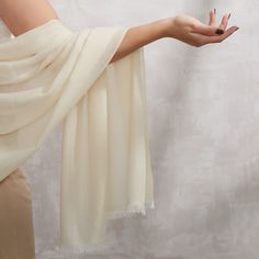 Shop the Pure Cashmere Pashmina from Cornelia James - Classic, Unique Designs. Founded 1946 ★ Handmade in England ★ Free Worldwide Delivery ★ Classic Beige Scarves, Goats Grazing, Cream Pashmina Shawl, Opera Length Gloves, Elbow Length Gloves, Wedding Scarf, Summer Shawl, Cashmere Pashmina, Time After Time