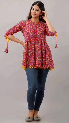 Velvet Dress Designs, Tunic Designs, Long Kurti Designs, Girls Frock Design