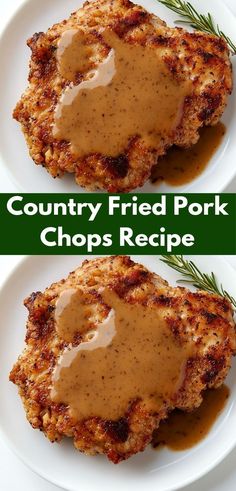 Craving comfort food that’s easy to make? Try this Country Fried Pork Chops Recipe! With its crispy coating and tender meat, it’s a fantastic addition to your dinner ideas, making mealtime enjoyable for all. Fried Pork Chops Recipe, Country Fried Pork Chops, Fried Pork Chop Recipes, Breaded Pork Chops, Tender Pork Chops, Country Fried, Juicy Pork Chops, Fried Pork Chops, Comfort Food Recipes Dinners