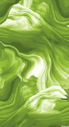 an abstract green and white background with swirly lines in the center, as well as wavy shapes